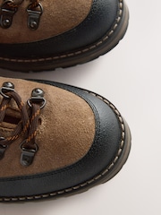 Light Brown Suede Low Hiker Boots - Image 9 of 9