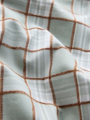Rust/Green Check Flannel Pyjama Bottoms 2 Pack - Image 10 of 10