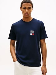 Tommy Hilfiger Blue Graphic T-Shirt - Image 1 of 5