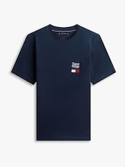 Tommy Hilfiger Blue Graphic T-Shirt - Image 5 of 5