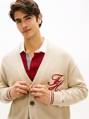 Tommy Hilfiger Brown Cotton Cardigan - Image 4 of 5