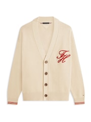 Tommy Hilfiger Brown Cotton Cardigan - Image 5 of 5