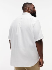 Tommy Hilfiger White Short Sleeve Linen Shirt - Image 3 of 4