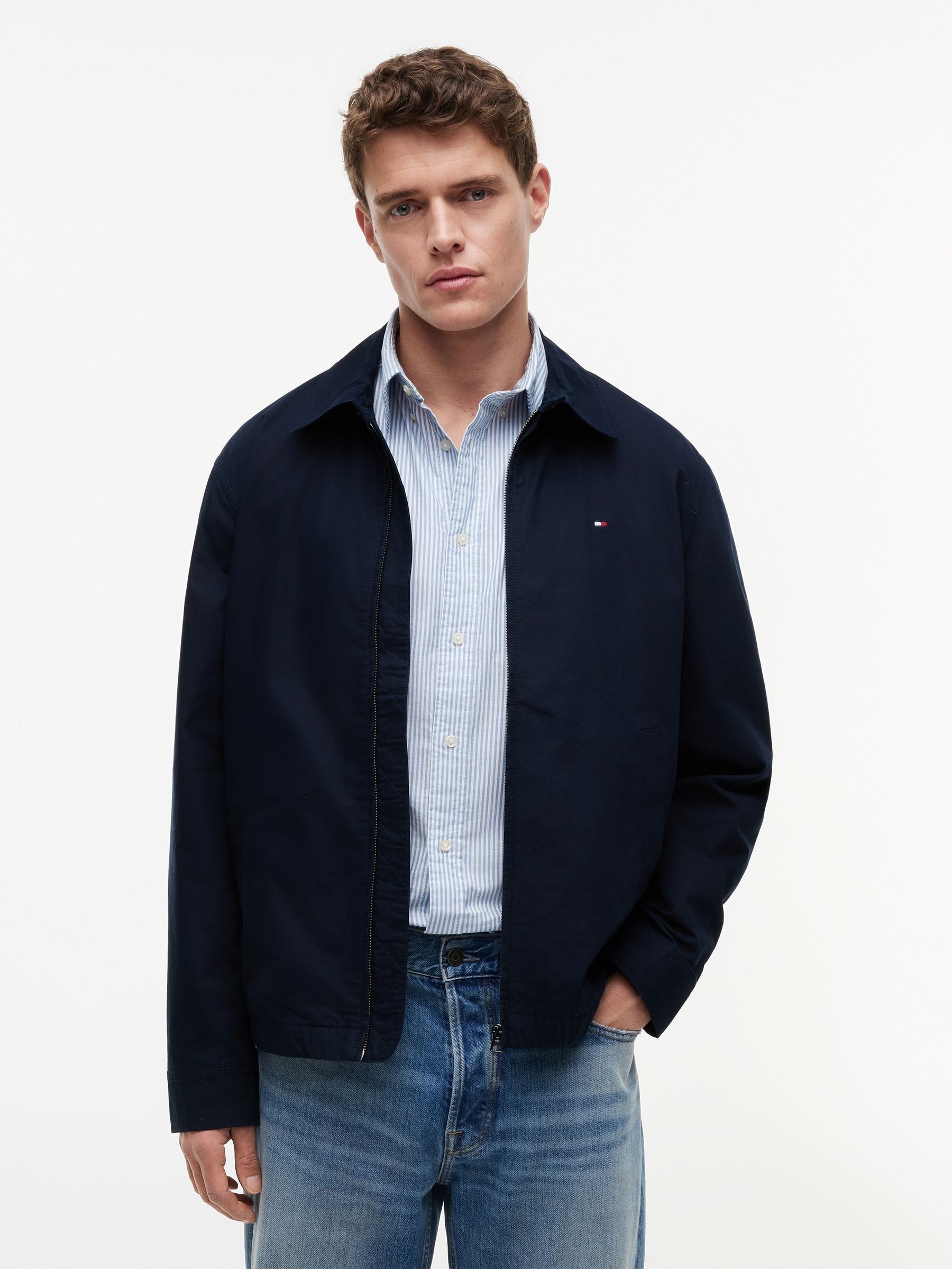 Buy Tommy Hilfiger Navy Blue Lightweight Jacket from Next USA