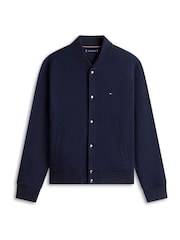 Tommy Hilfiger Blue Crew Neck Bomber Jacket - Image 5 of 5