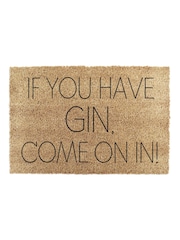 Artsy Mats Natural Black If You Have Gin Come On In Doormat - Image 12 of 13