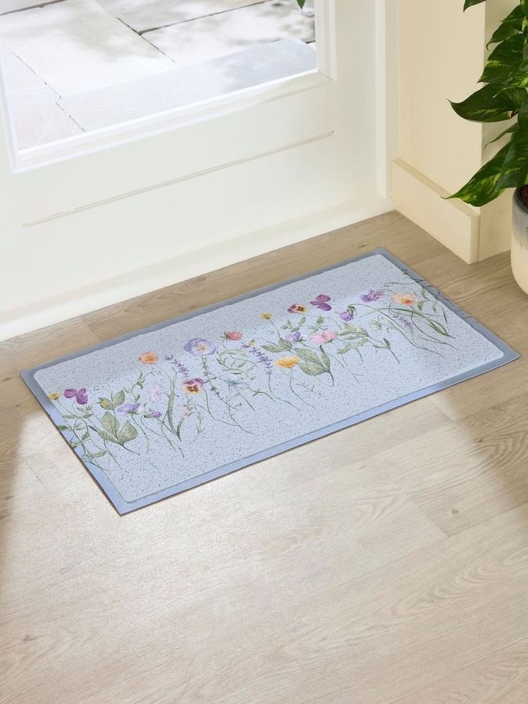 Artsy Mats Multi Wild Flowers Doormat - Image 1 of 2