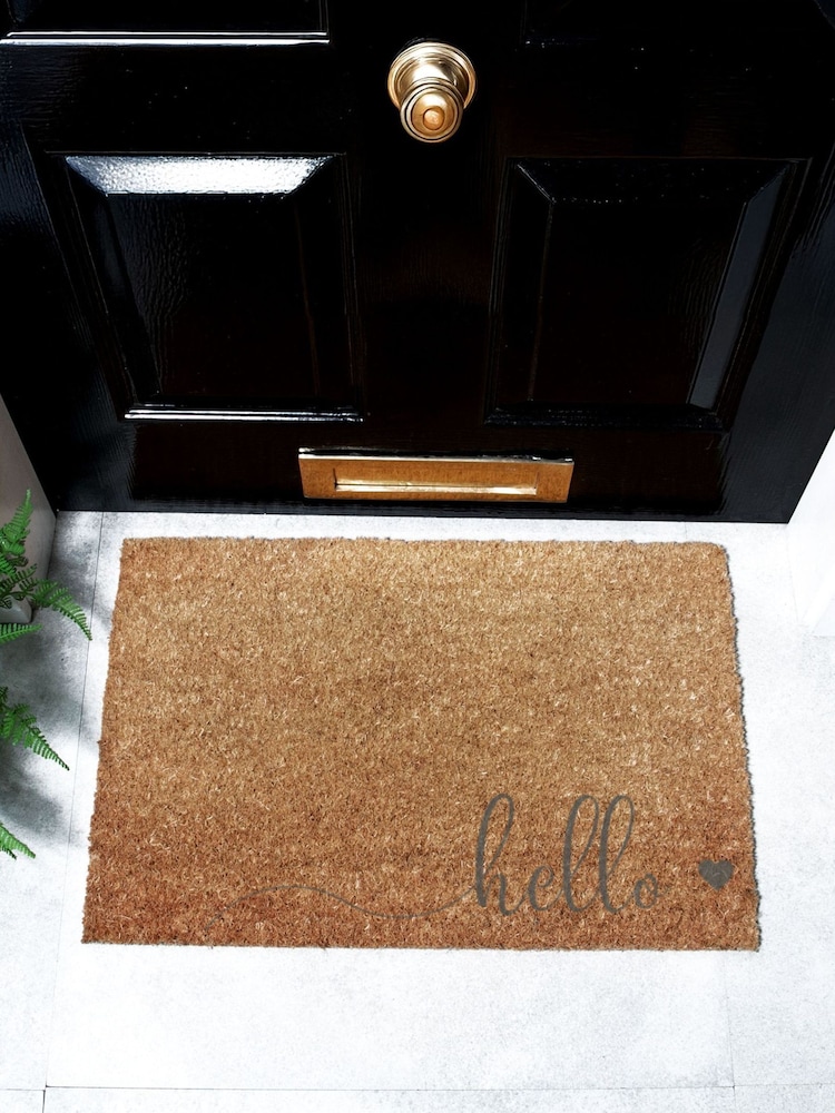 Artsy Mats Bună ziua Scribble Inimă Doormat - Imaginea 1 din 12