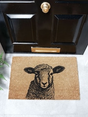 Artsy Mats Brown Lamb Doormat - Image 1 of 12