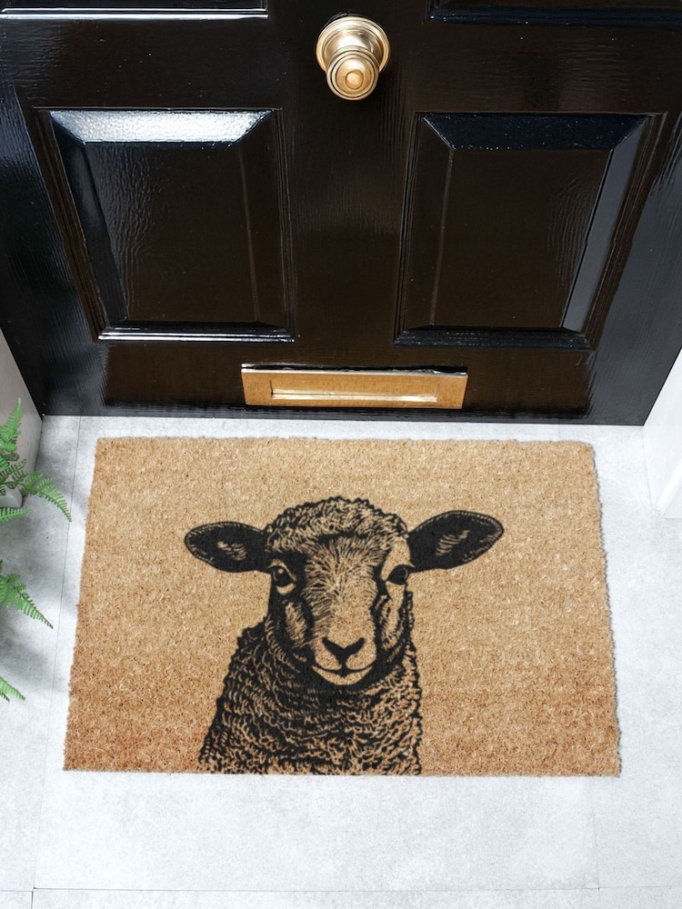Artsy Mats Brown Lamb Doormat - Image 1 of 12