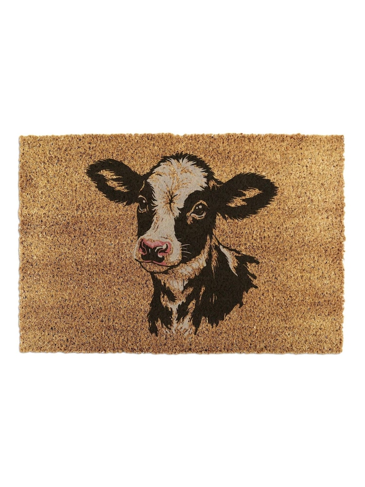 Artsy Mats Brown Dairy Calf Doormat - Image 12 of 12