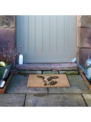 Artsy Mats Brown Dairy Calf Doormat - Image 7 of 12