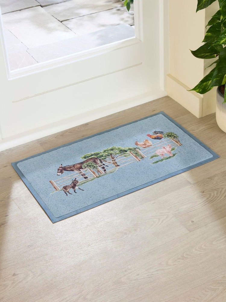 Artsy Mats Donkey Farm Yard Doormat - Imaginea 1 din 2