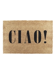 Artsy Mats Natural Black Ciao Doormat - Image 10 of 11