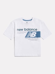 Balts - New Balance Players grafiskais T-krekls - Attēls 6 no 8