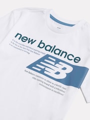 Balts - New Balance Players grafiskais T-krekls - Attēls 8 no 8