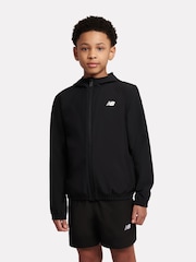New Balance Black Panelled Track Jacket - Image 1 of 11