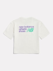 New Balance White Athletic Shoes Graphic T-Shirt - Image 2 of 4