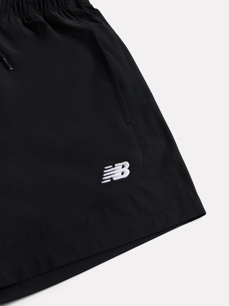 New Balance Black Athletics Stretch Woven Shorts - Image 8 of 8
