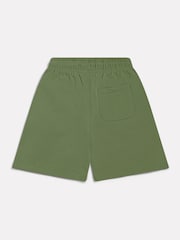 New Balance Mint Green French Terry Small Logo Cotton Shorts - Image 7 of 8