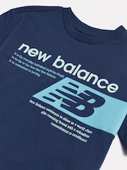Zils - New Balance Players grafiskais T-krekls - Attēls 8 no 8