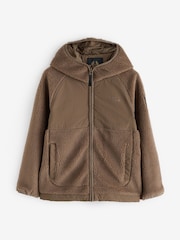 Belstaff Tan Brown Borg Jacket - Image 1 of 6