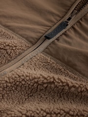 Belstaff Tan Brown Borg Jacket - Image 4 of 6