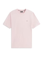 ורוד - Tommy Hilfiger חולצת טי עם צווארון עגול ורקמת דגל - תמונה 6 מתוך 6