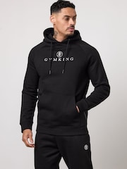Gym King Black/White Pro Logo Hoodie - Image 1 of 3