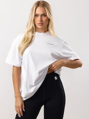 Gym King White Oversized 365 Boyfriend T-Shirt - Image 3 of 5