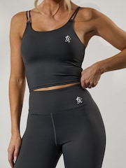 Gym King Grey 365 Long Line Tank - Image 1 of 4