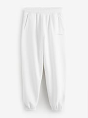 Gym King White Boyfriend Fleece Joggers - Image 5 of 5