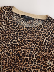 Animal Cotton Rich Soft Touch Long Sleeve Crew Neck Jumper - Image 7 of 8