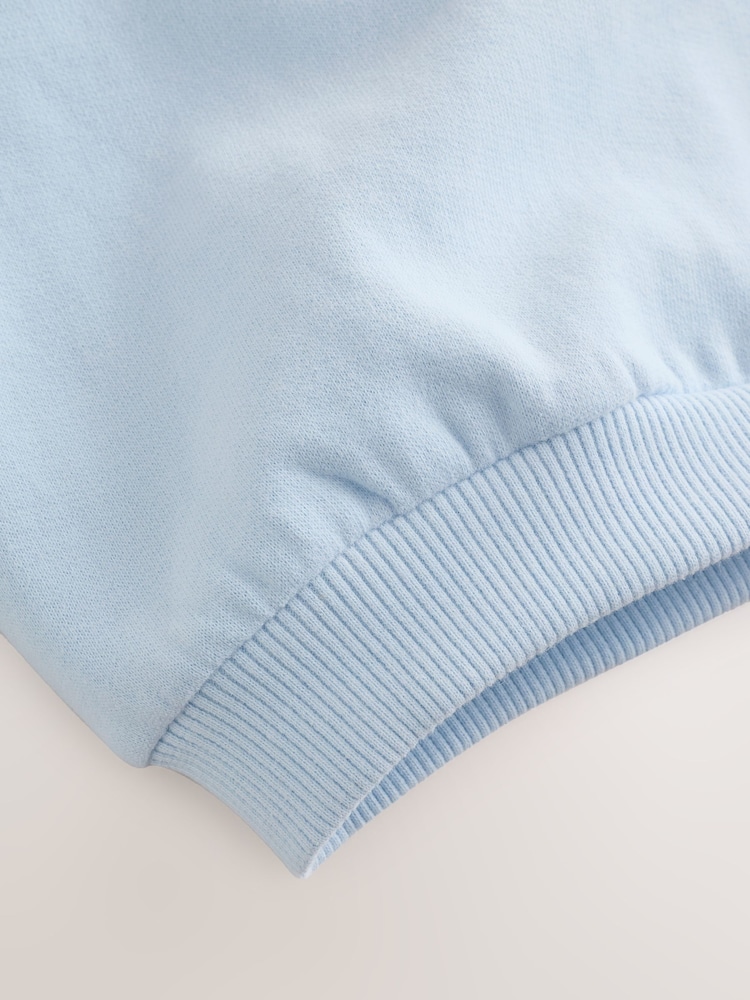 Light Blue Sister Club Crew Neck Sweatshirt (3mths-7yrs) - Image 5 of 5 Light Blue Sister Club Crew Neck Sweatshirt (3mths-7yrs) - Image 5 of 5