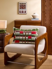 MADE.COM Green Barbican Tier Cushion - Image 1 of 4