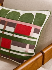 MADE.COM Green Barbican Tier Cushion - Image 2 of 4