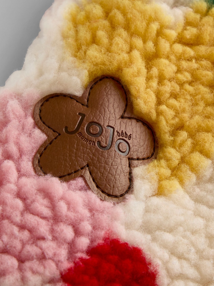 JoJo Maman Bébé Multi Colour Hearts Half Zip Fleece Jacket - Image 5 of 5 JoJo Maman Bébé Multi Colour Hearts Half Zip Fleece Jacket - Image 5 of 5
