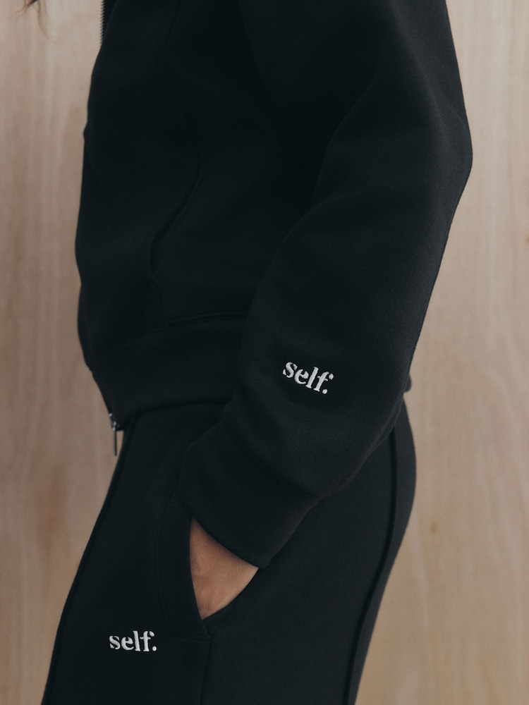črna - Self. Kapucar z zadrgo - Slika 7 iz 7
