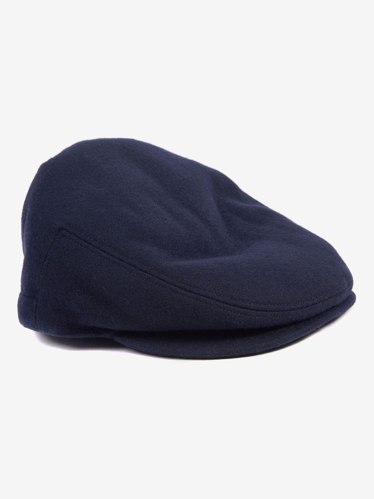 Barbour® Navy Redshore Flat Cap - Image 1 of 3 Barbour® Navy Redshore Flat Cap - Image 1 of 3