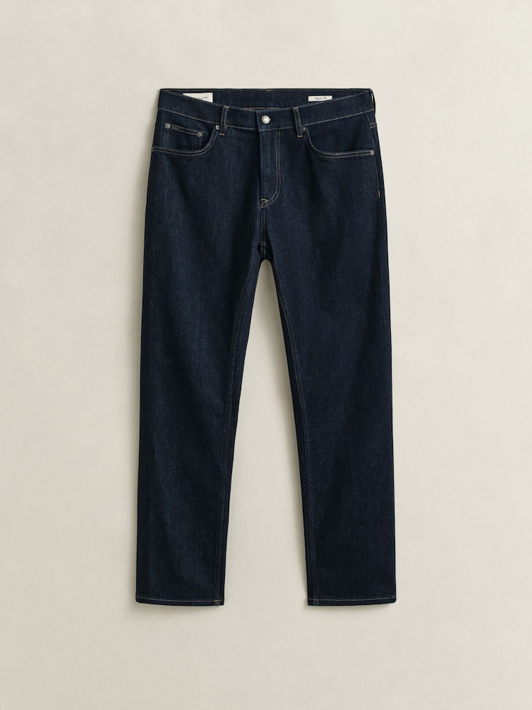 GANT Blue Straight Leg Denim Jeans - Image 6 of 6 GANT Blue Straight Leg Denim Jeans - Image 6 of 6