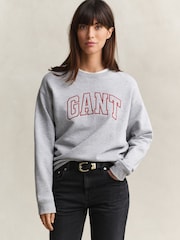 Sweat-shirt à col rond avec logo graphique GANT - Image 1 sur 5