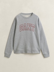 Sweat-shirt à col rond avec logo graphique GANT - Image 5 sur 5