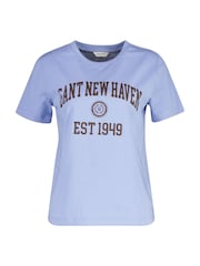 GANT Blue Varsity Graphic T-Shirt - Image 1 of 1
