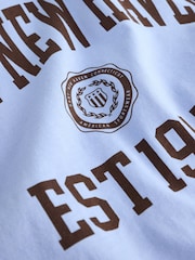Azul - Camiseta gráfica universitaria GANT - Imagen 3 de 4