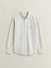 GANT Blue Classic Oxford Stripe Shirt - Image 7 of 7