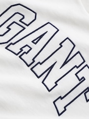 GANT Cream Varsity Graphic T-Shirt - Image 6 of 6