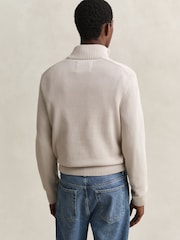 GANT Brown Casual Cotton Half Zip Jumper - Image 2 of 5
