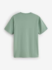 GANT Green Script Graphic Logo T-Shirt - Image 2 of 4