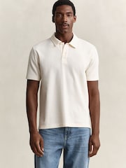 GANT 마이크로 텍스처 폴로 셔츠 - 6의 이미지 1