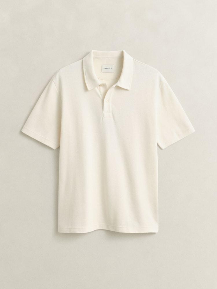 GANT 마이크로 텍스처 폴로 셔츠 - 6의 이미지 6